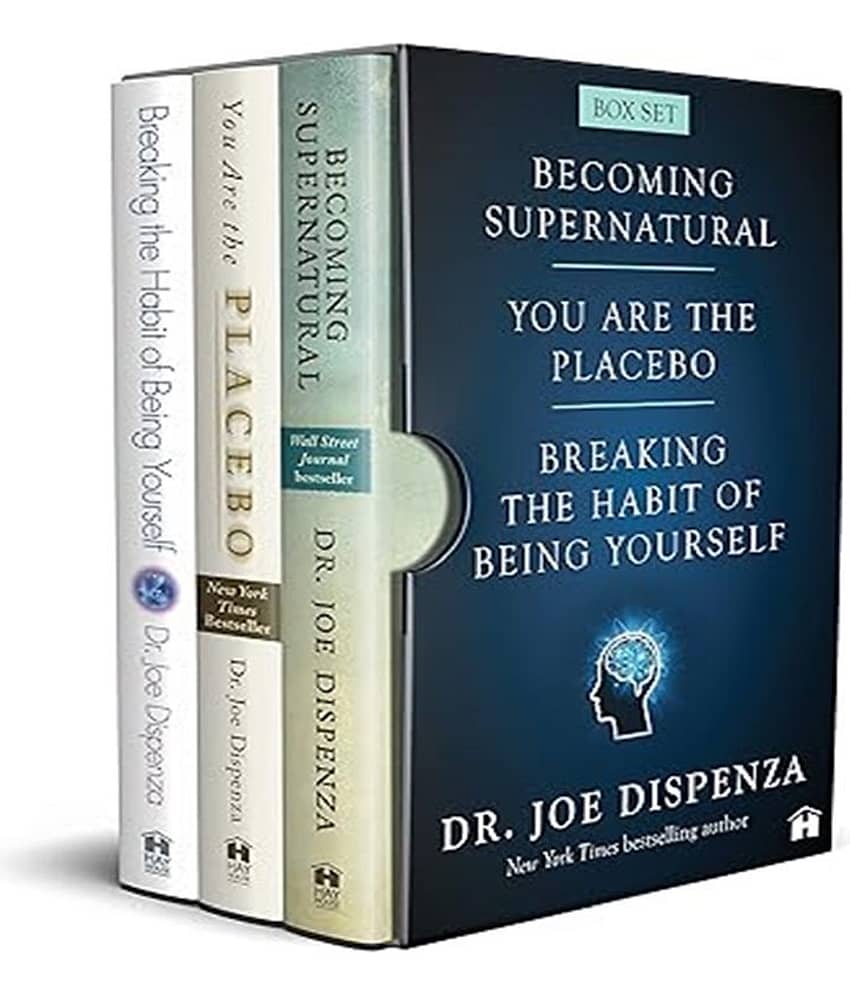 Dr. Joe Dispenza Box Set: Becoming Supernatural, You Are the Placebo, Breaking the Habit of Being Yourself Paperback – 1 July 2022 - Stationery | Buy online on ZillyBuy