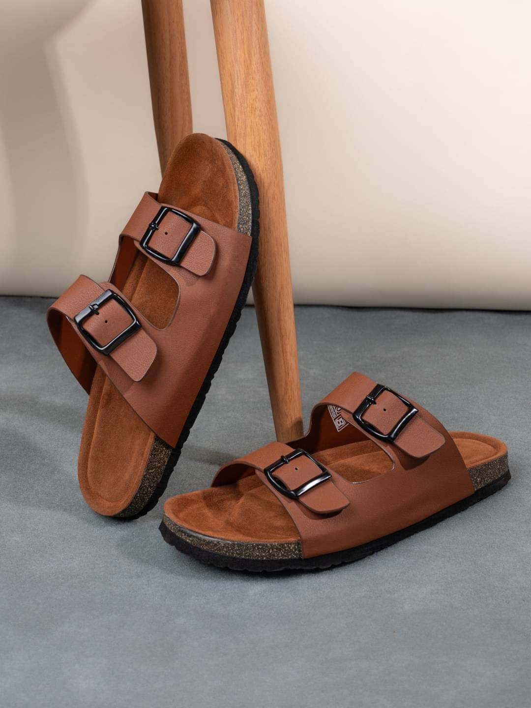 Fentacia - Tan Men's Sandals     			Fentacia - Tan Men's Sandals