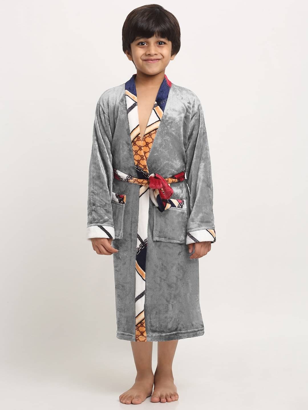     			Klotthe Multi Large Bathrobe ( Pack of 1 )