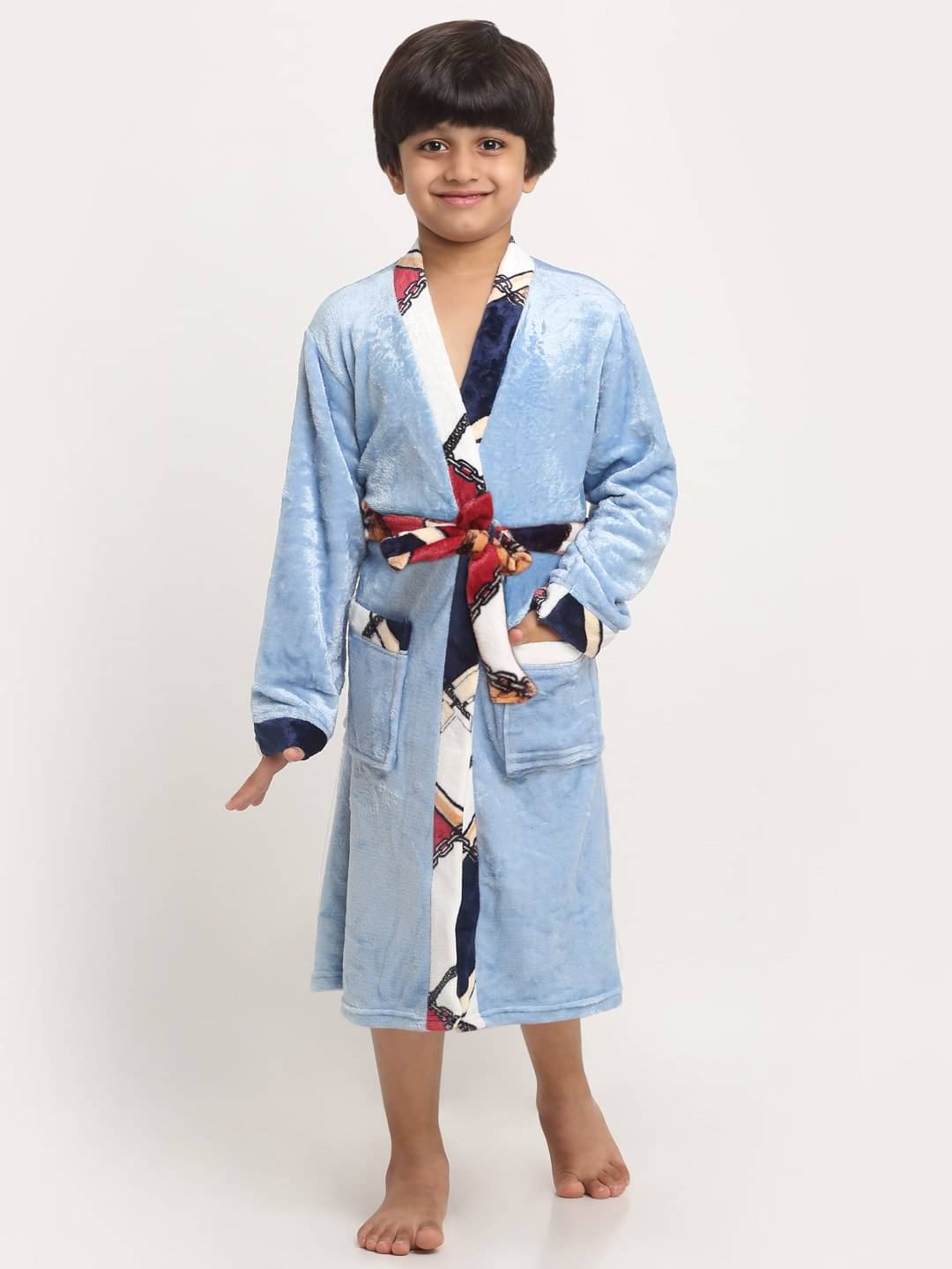     			Klotthe Multi Small Bathrobe ( Pack of 1 )