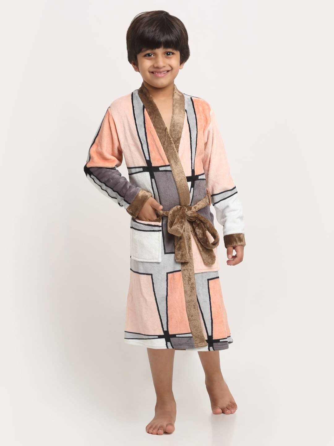     			Klotthe Multi Small Bathrobe ( Pack of 1 )