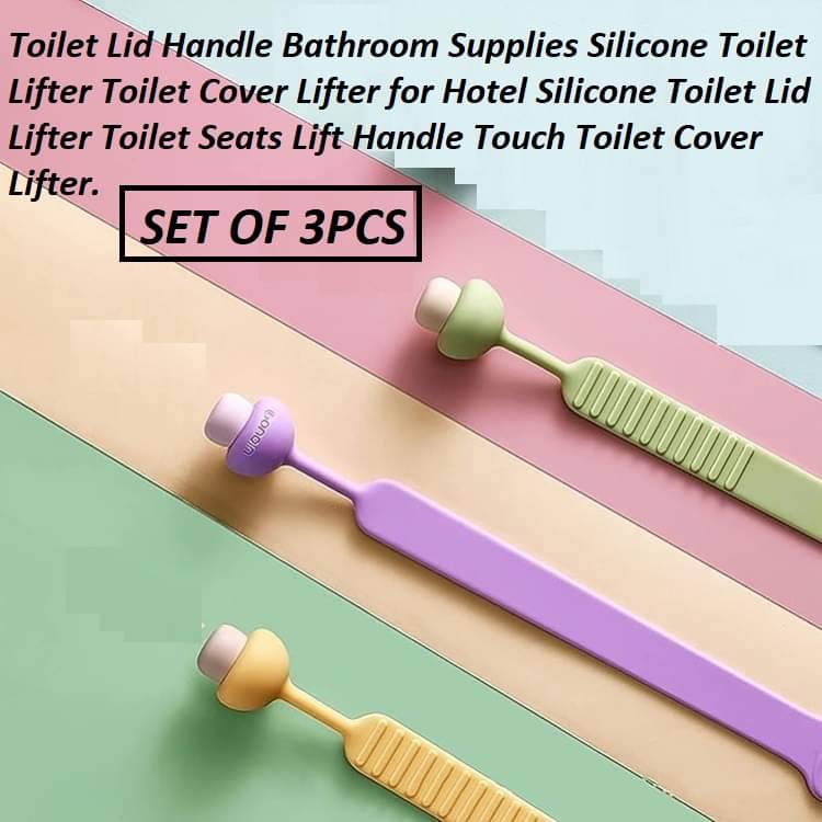     			Toilet Seat Lid Lifting Band (Set of 3)