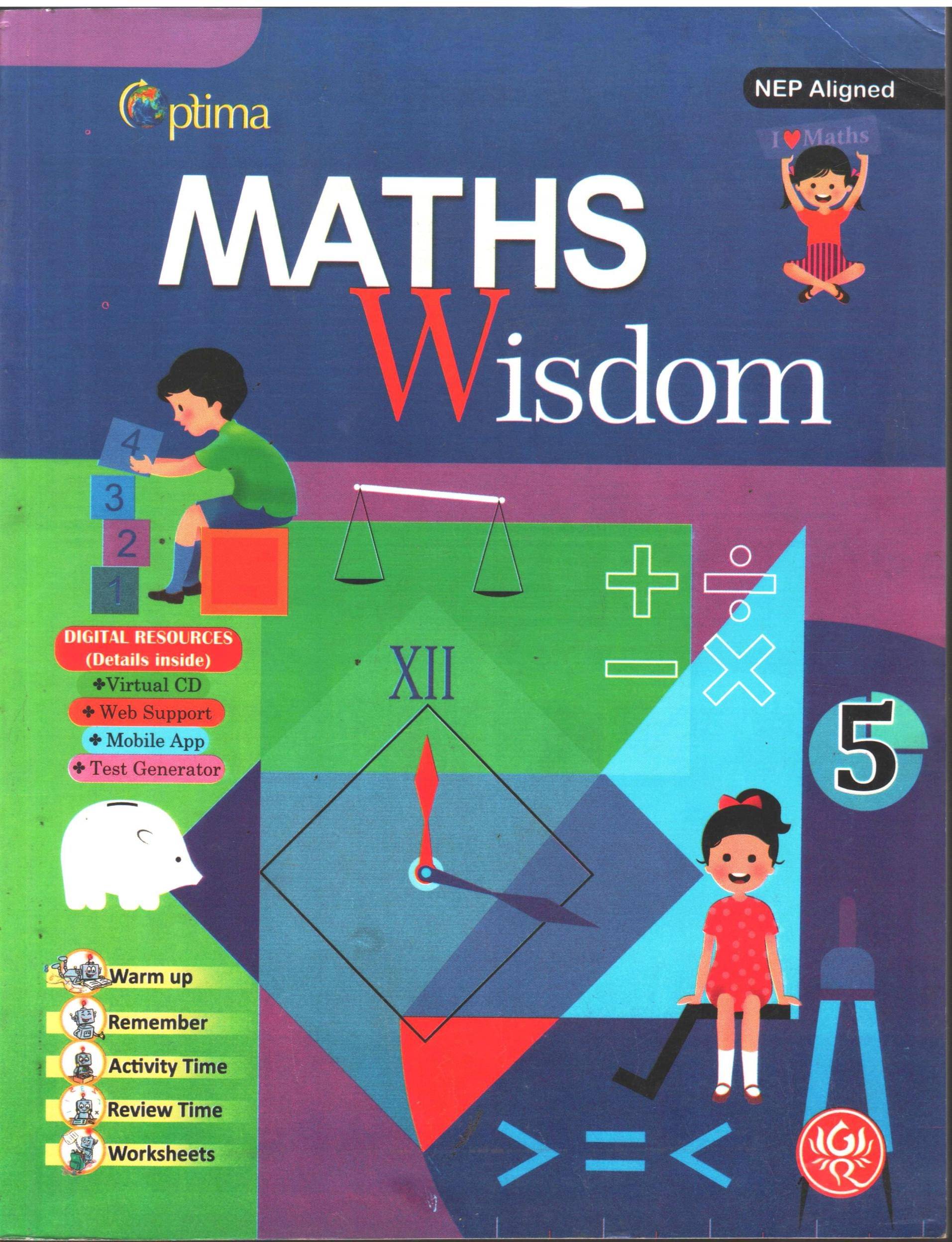     			OPTIMA Maths Wisdom Class 5