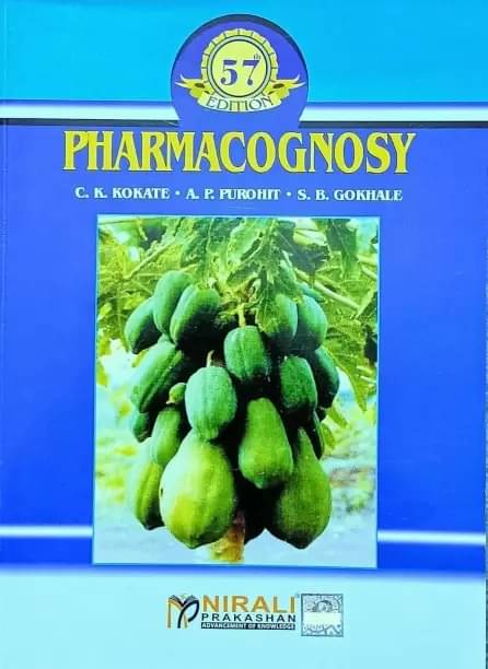     			PHARMACOGNOSY BY NIRALI PRAKASHAN 58TH EDITION 2023 Paperback – 1 January 2023