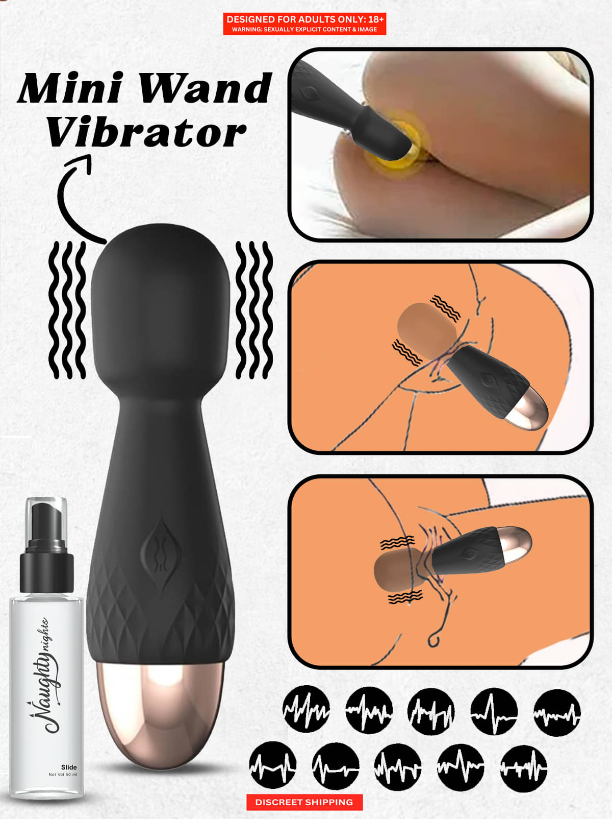Strongest Clitoral Vibrators with Big Lube- Naught Nights 10 Mode Clitoris Massager | Wireless MINI Vibrator with USB Charging Support Smooth Operator for Self Pleasure Strongest Clitoral Vibrators with Big Lube- Naught Nights 10 Mode Clitoris Massager | Wireless MINI Vibrator with USB Charging Support Smooth Operator for Self Pleasure