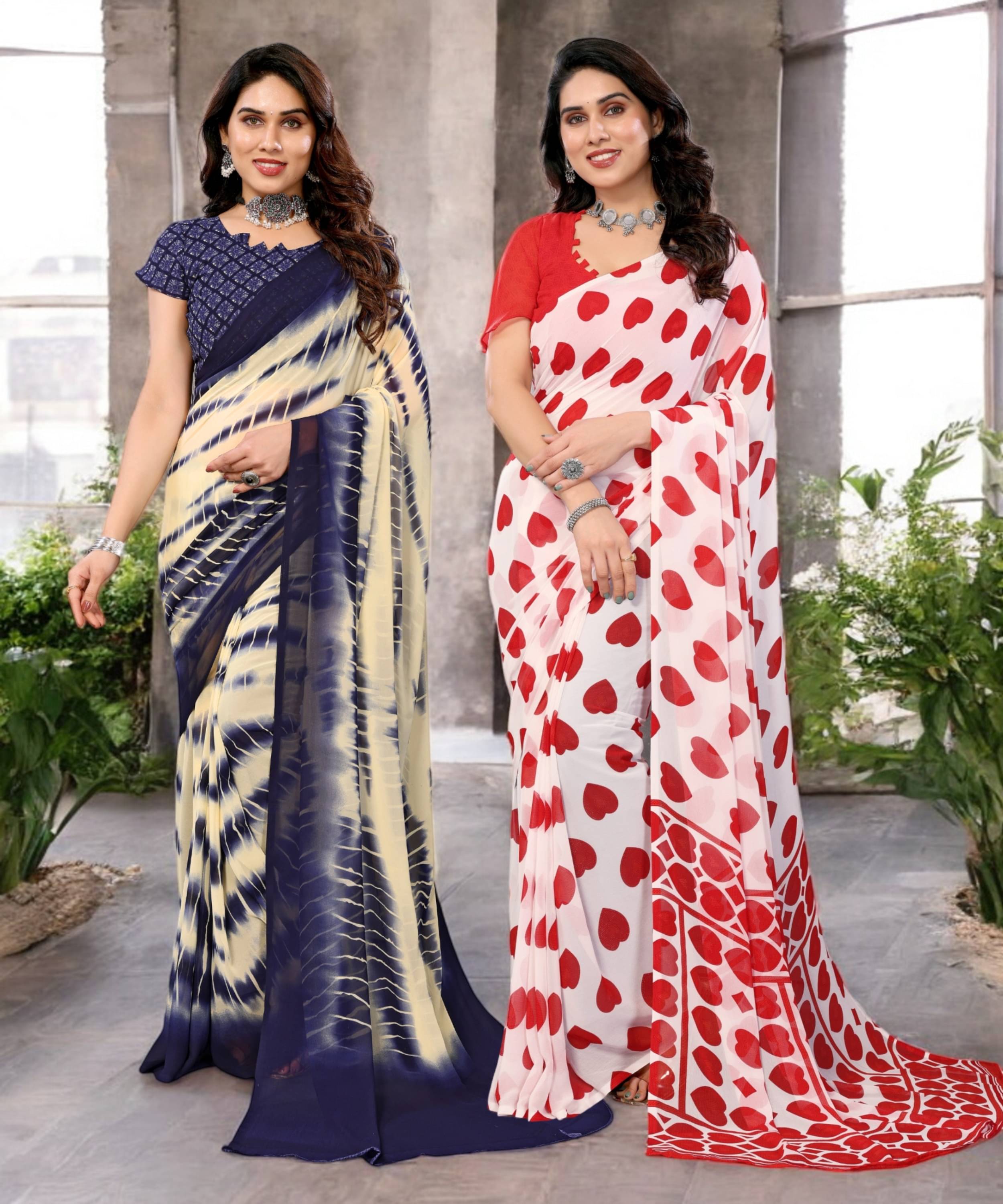 TTH Georgette Printed Saree Without Blouse Piece ( Multicolor 14 ) TTH Georgette Printed Saree Without Blouse Piece ( Multicolor 14 )