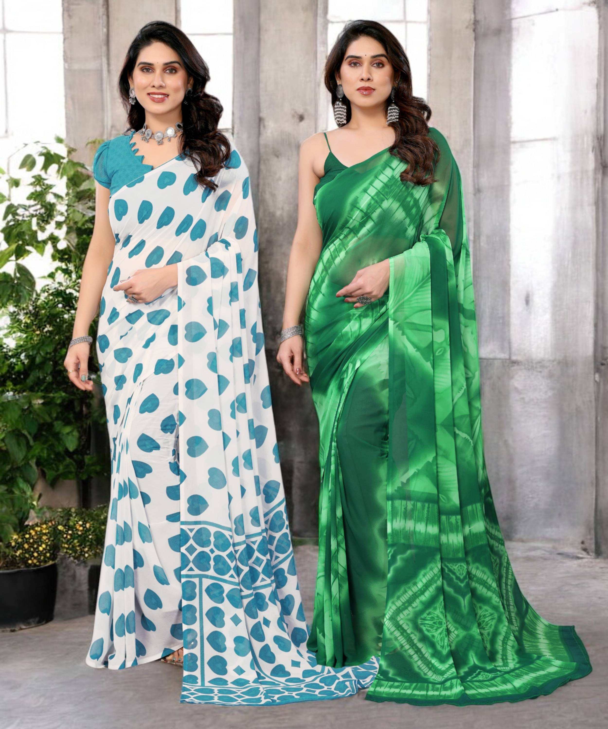 TTH Georgette Printed Saree Without Blouse Piece ( Multicolor 13 )     			TTH Georgette Printed Saree Without Blouse Piece ( Multicolor 13 )