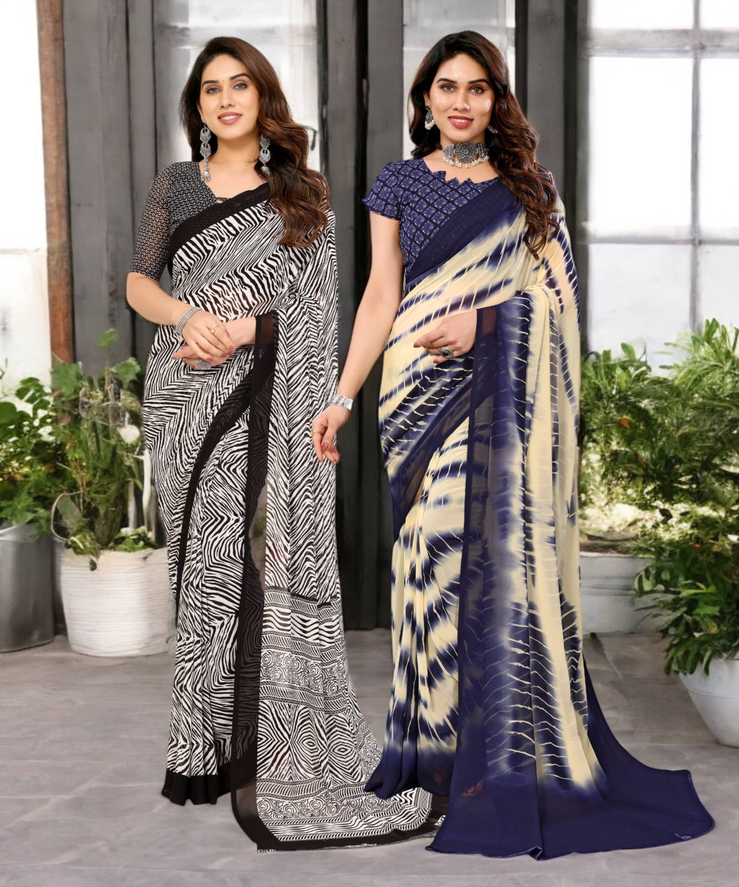 TTH Georgette Printed Saree Without Blouse Piece ( Multicolor 14 ) TTH Georgette Printed Saree Without Blouse Piece ( Multicolor 14 )