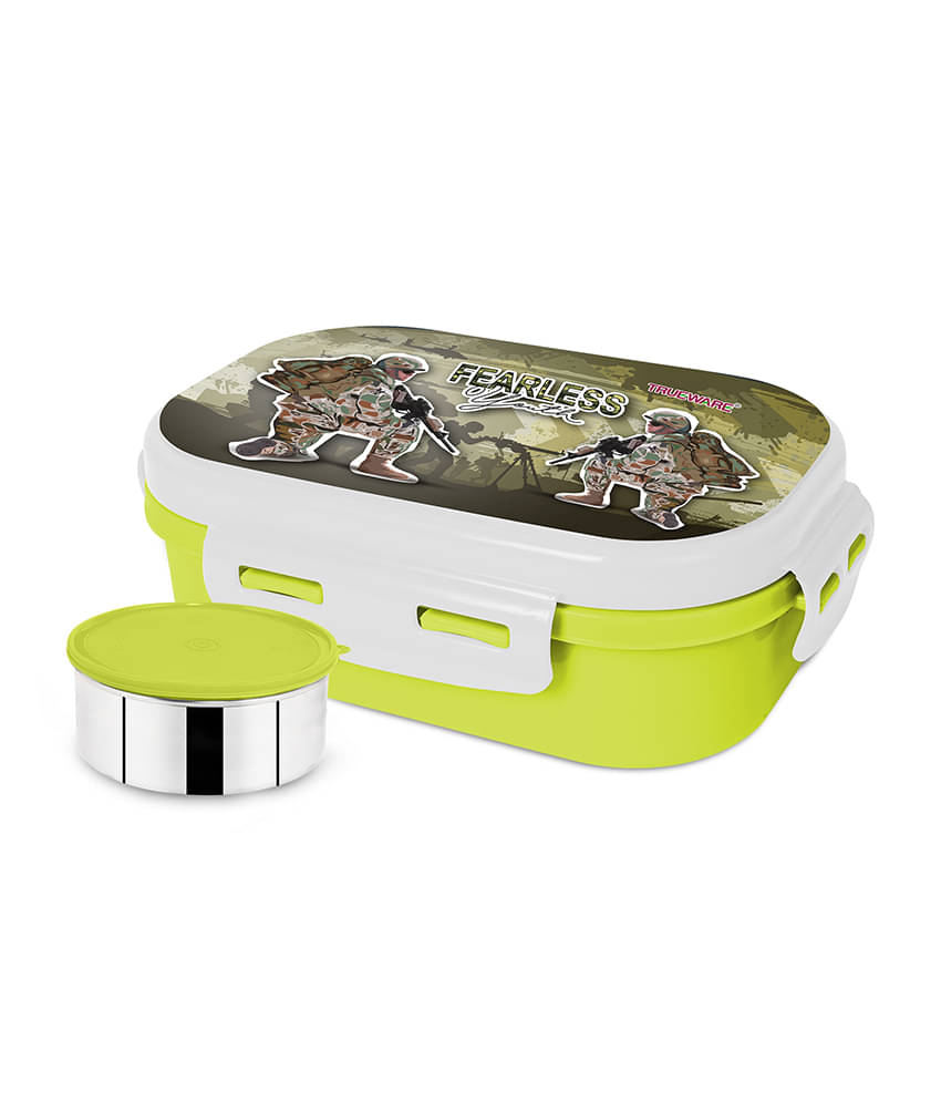     			Trueware - Green Stainless Steel Insulated Lunch Box ( Pack of 1 )