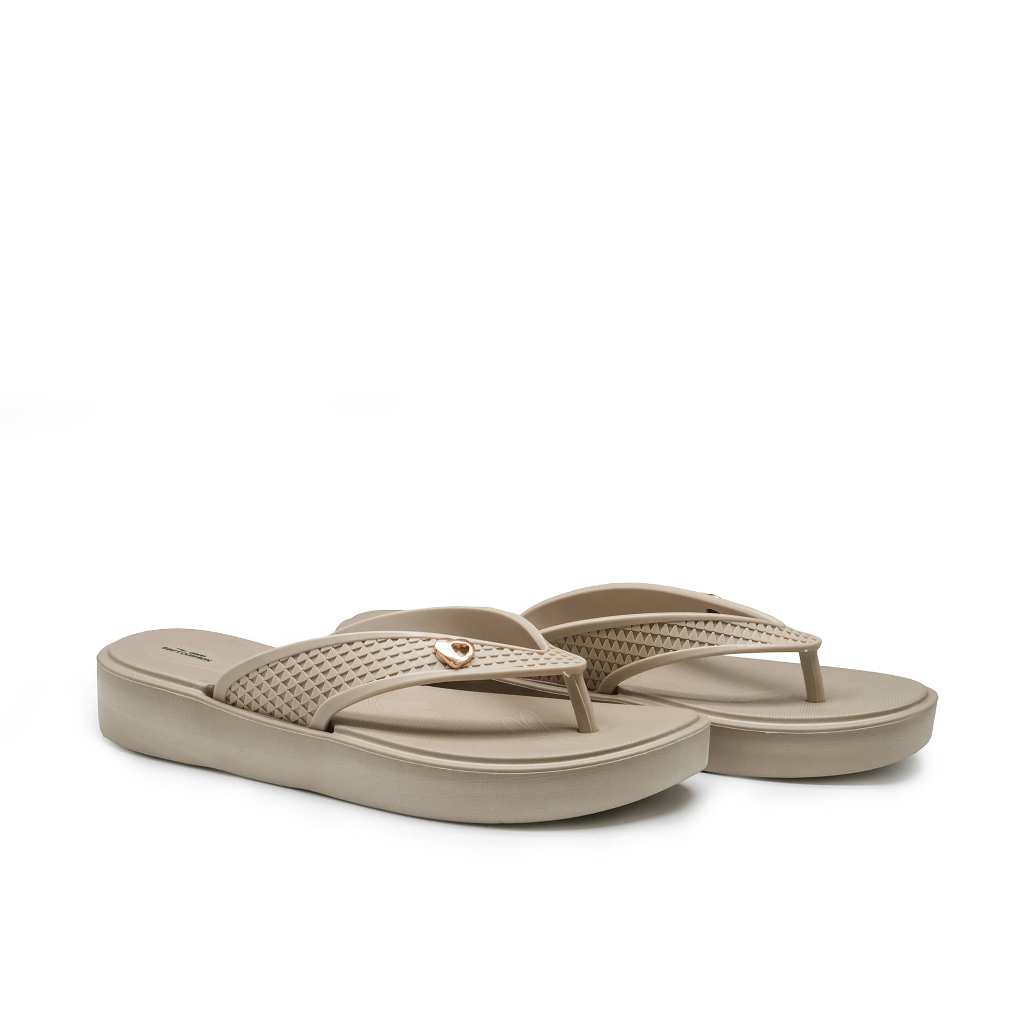     			ASIAN Beige Women's Daily Slipper