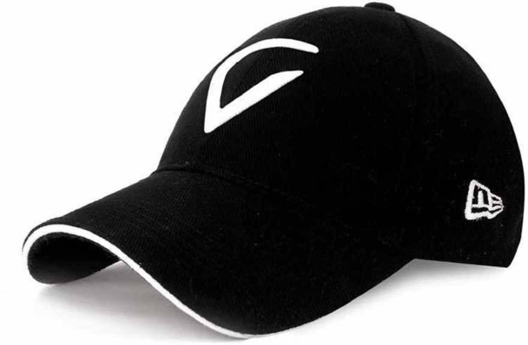 Bolax Pack of 1 Cotton Men's Cap ( Black )