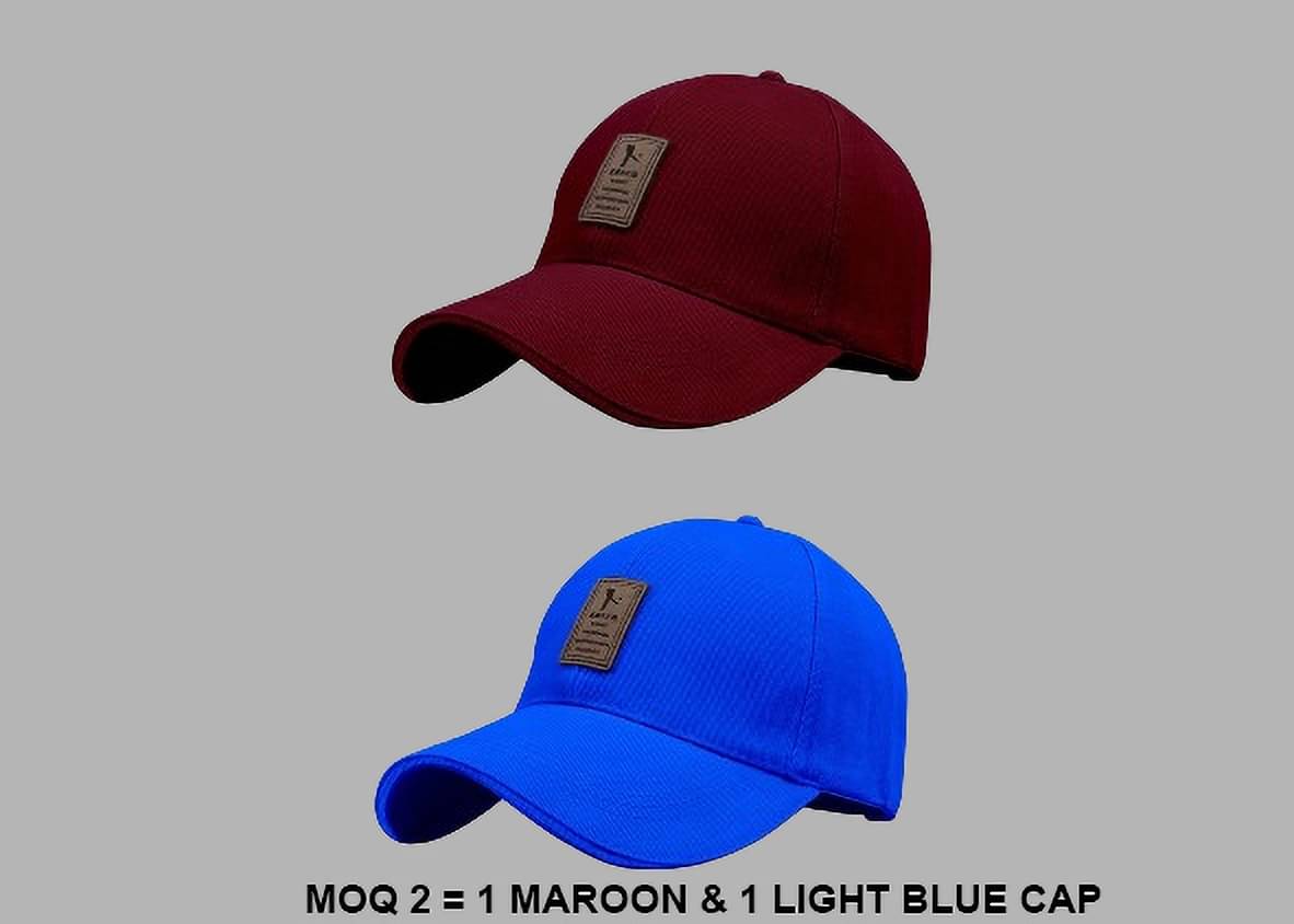     			Bolax Pack of 2 Cotton Men's Cap ( Maroon )