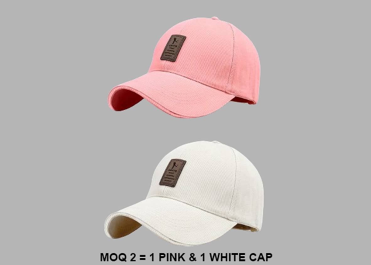 Bolax Pack of 2 Cotton Men's Cap ( Pink )