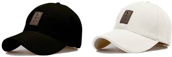 Bolax Pack of 2 cotton Men's Cap ( Black )