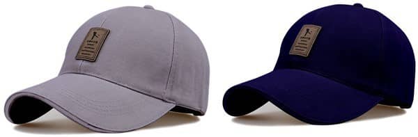Bolax Pack of 2 cotton Men's Cap ( Grey )