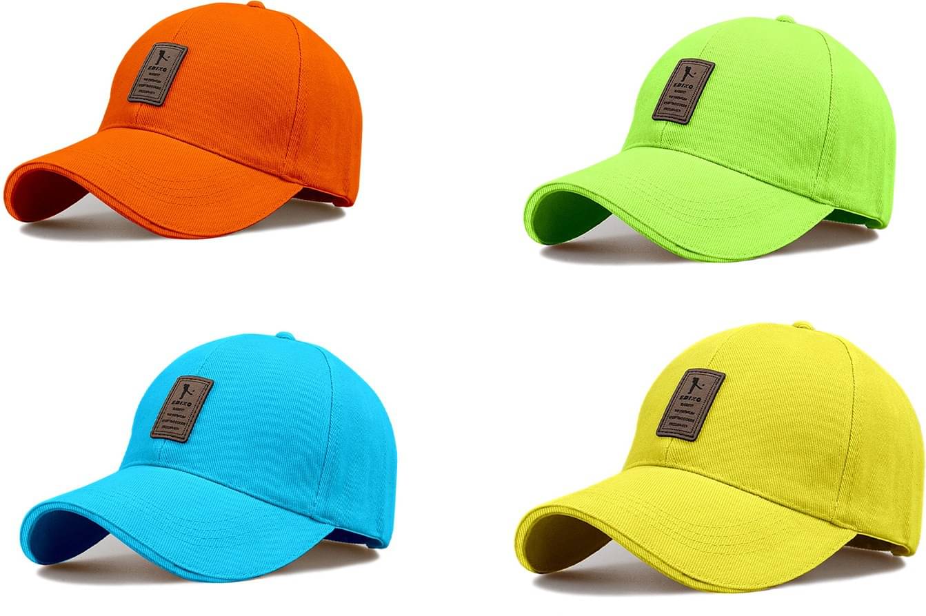 Bolax Pack of 4 Cotton Men's Cap ( Orange )     			Bolax Pack of 4 Cotton Men's Cap ( Orange )