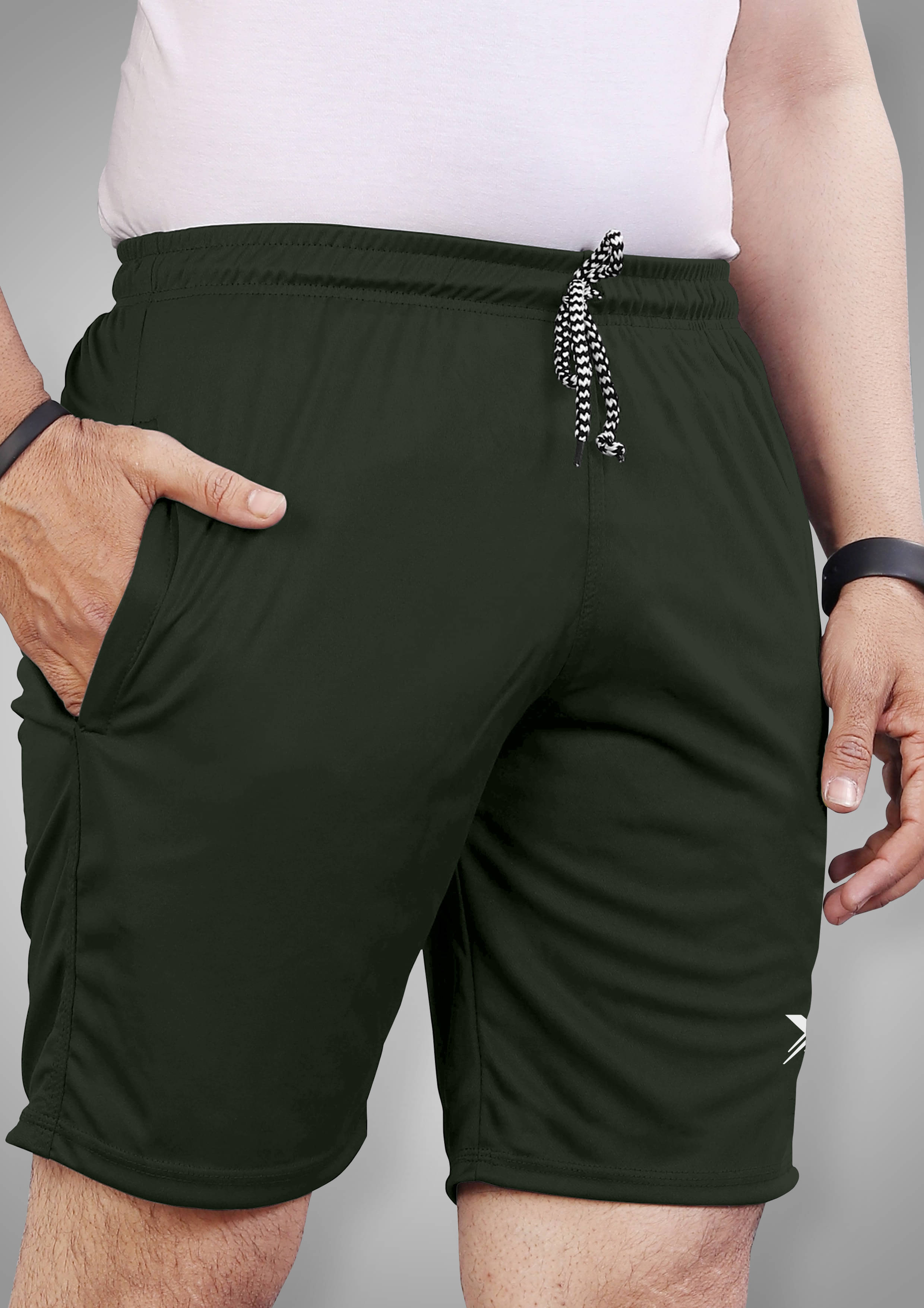 FTX Olive Lycra Men's Shorts ( Pack of 1 ) FTX Olive Lycra Men's Shorts ( Pack of 1 )