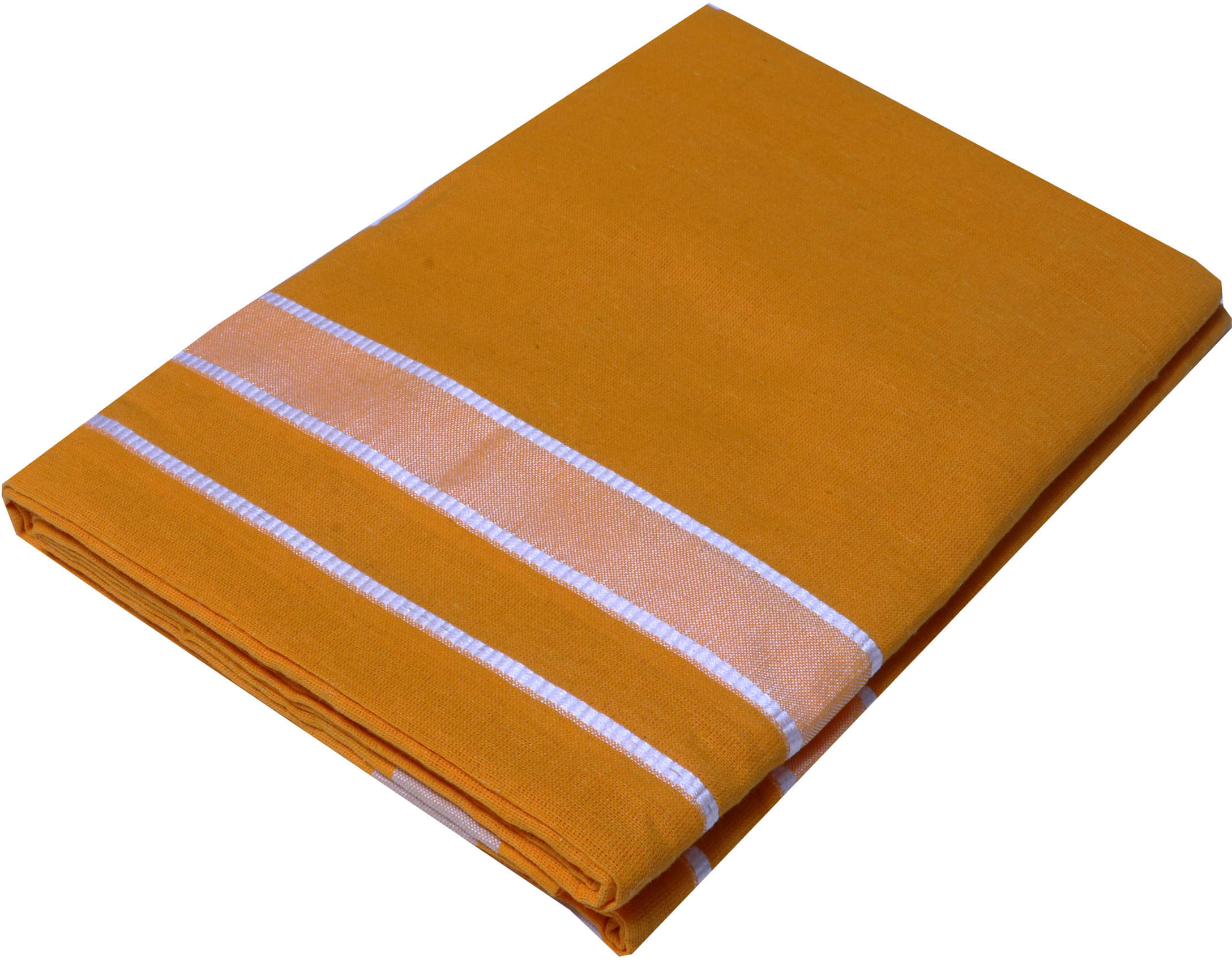 GOWRI TEX Cotton Blend Men's Dhoti Orange ( Pack of 1 ) GOWRI TEX Cotton Blend Men's Dhoti Orange ( Pack of 1 )