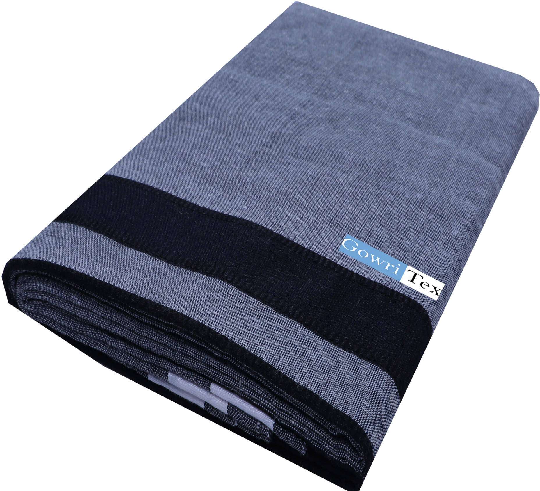     			GOWRI TEX Cotton Blend Men's Dhoti Grey ( Pack of 1 )