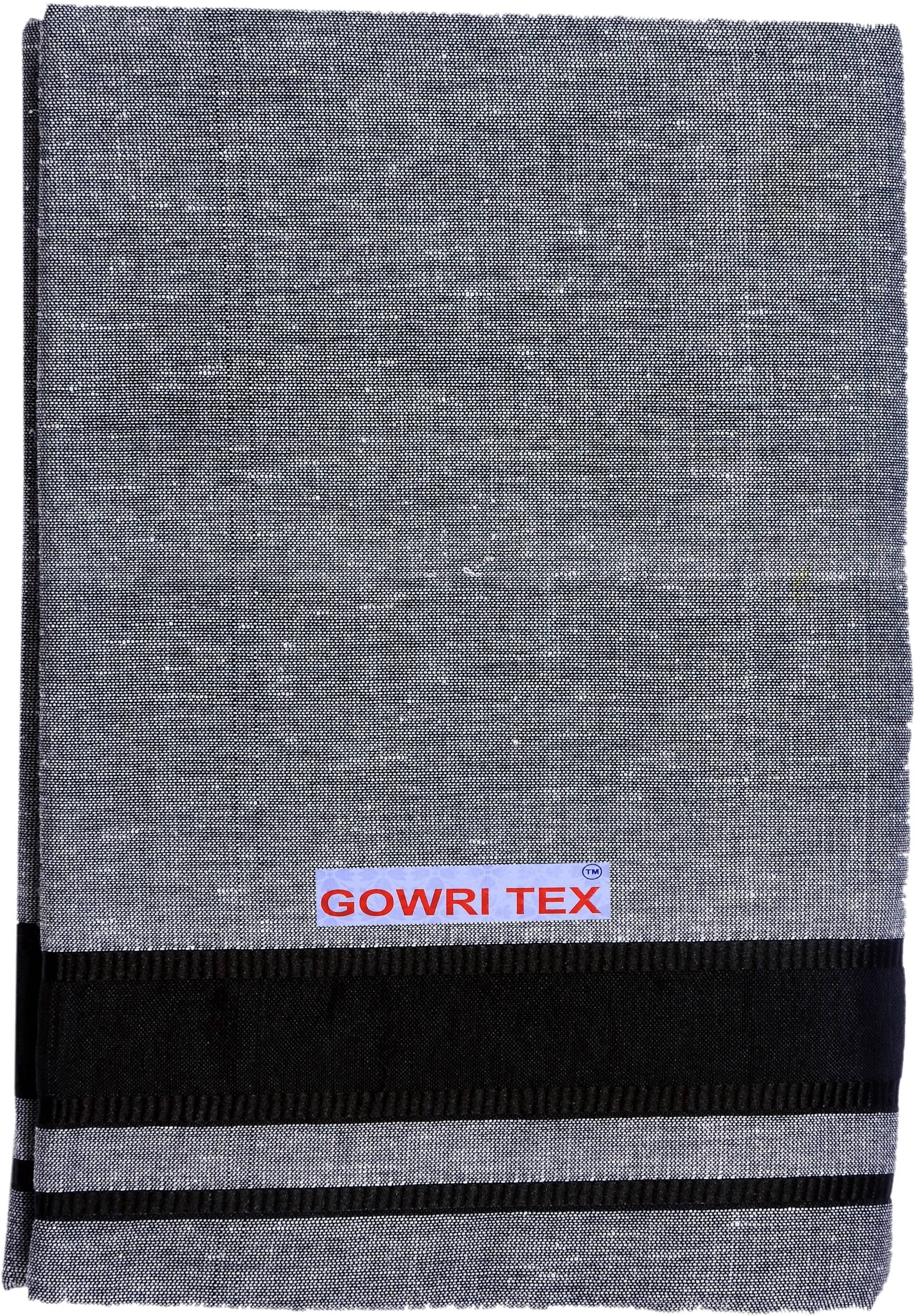     			GOWRI TEX Cotton Blend Men's Dhoti Grey ( Pack of 1 )