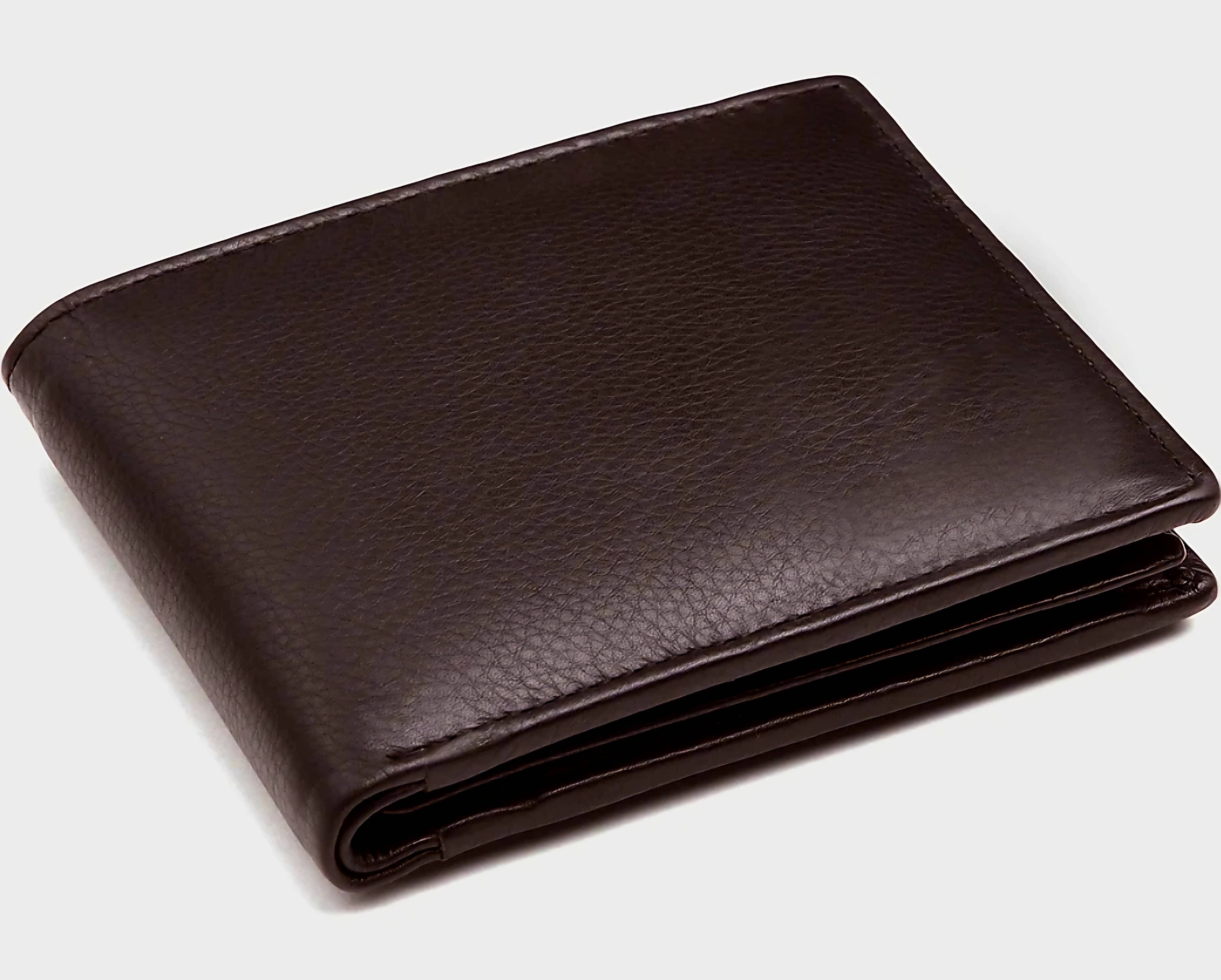 HIDEFLIX 100% Leather Solid Men's Regular Wallet With 9 Slots For Card ( Brown , Pack of 1 ) - Handbags | Buy online on ZillyBuy