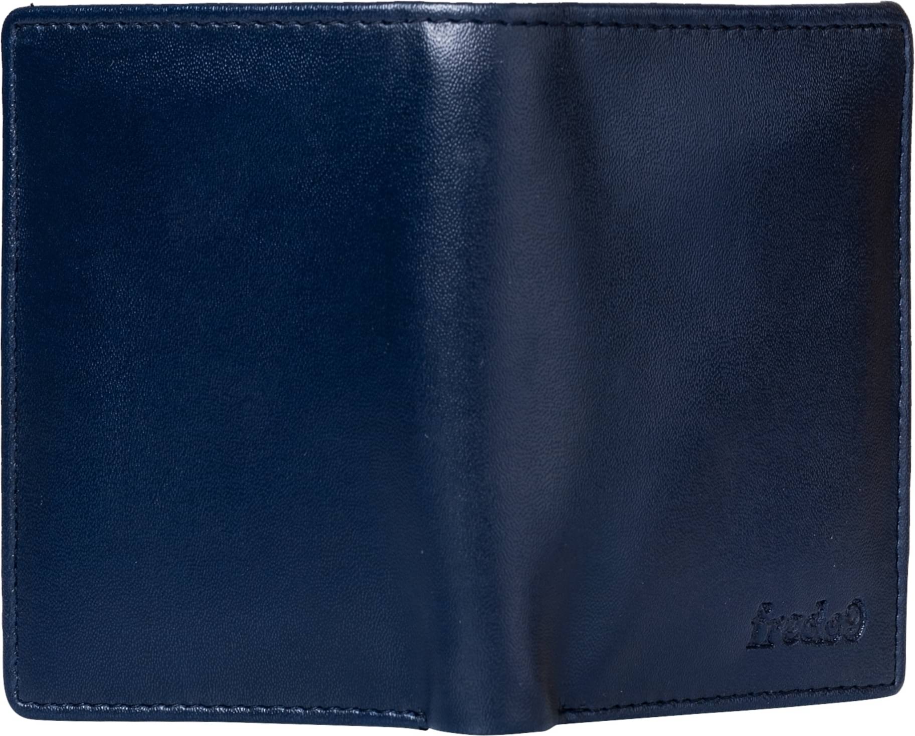     			HIDEFLIX PU Solid Men's Regular Wallet With 6 Slots For Card ( Blue , Pack of 1 )