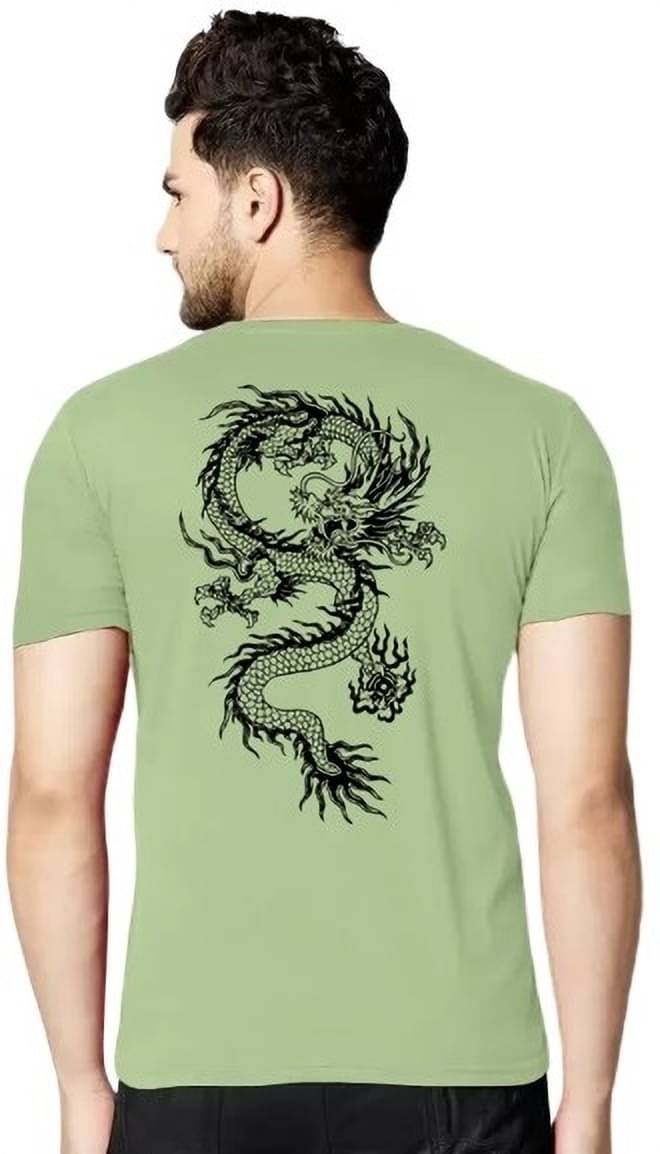     			Kushi flyer Polyester Regular Fit Printed Half Sleeves Men's Round T-Shirt - Multicolor4 ( Pack of 1 )
