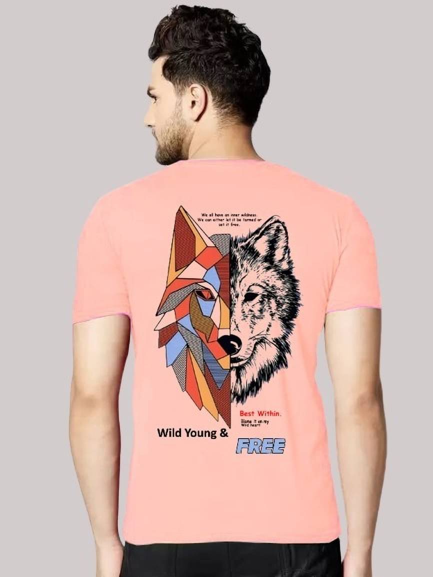     			Kushi flyer Polyester Regular Fit Printed Half Sleeves Men's Round T-Shirt - Multicolor13 ( Pack of 1 )