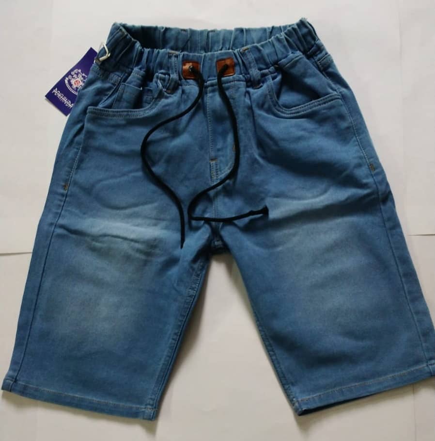 POKHINDA Light Blue Cotton Men's Denim Shorts ( Pack of 1 ) - Shorts | Buy online on ZillyBuy