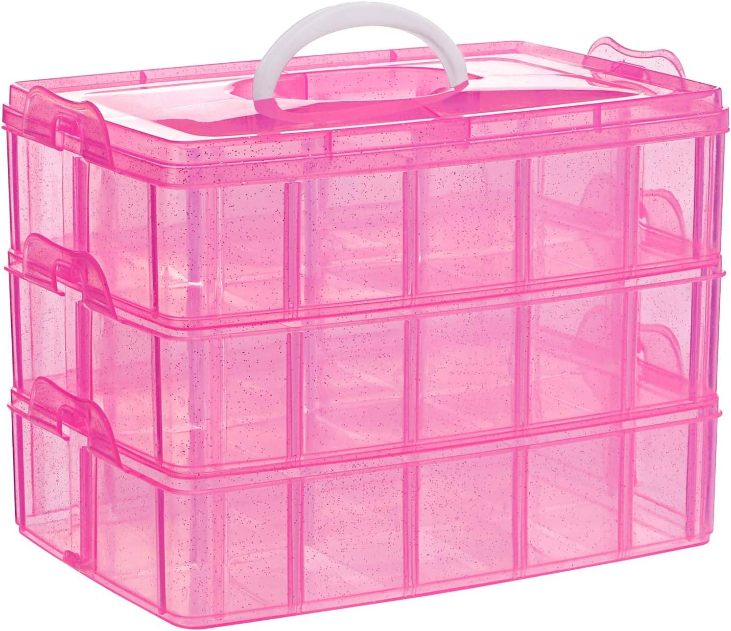     			Stysol 18 Grid Jewellery Box Vanity Box Small Item Organizer Box
