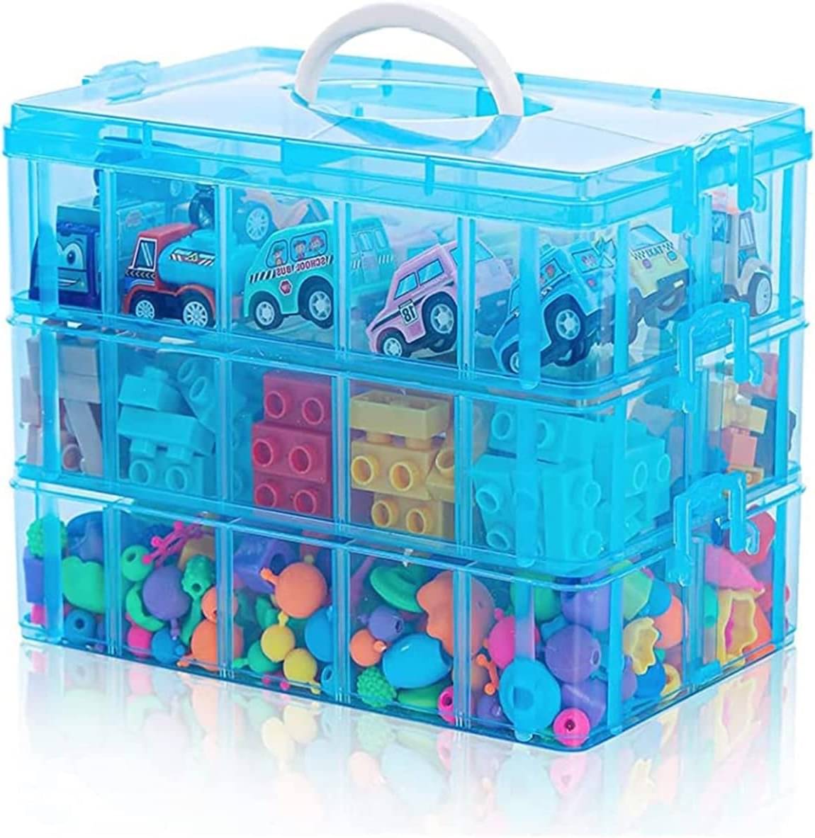     			Stysol Earring Organizer , Earring Storage Box 18 Grid Storage Box For Jewellery, Cosmetic Items, Earrings, ETC Multipurpose Organizer Storage Box