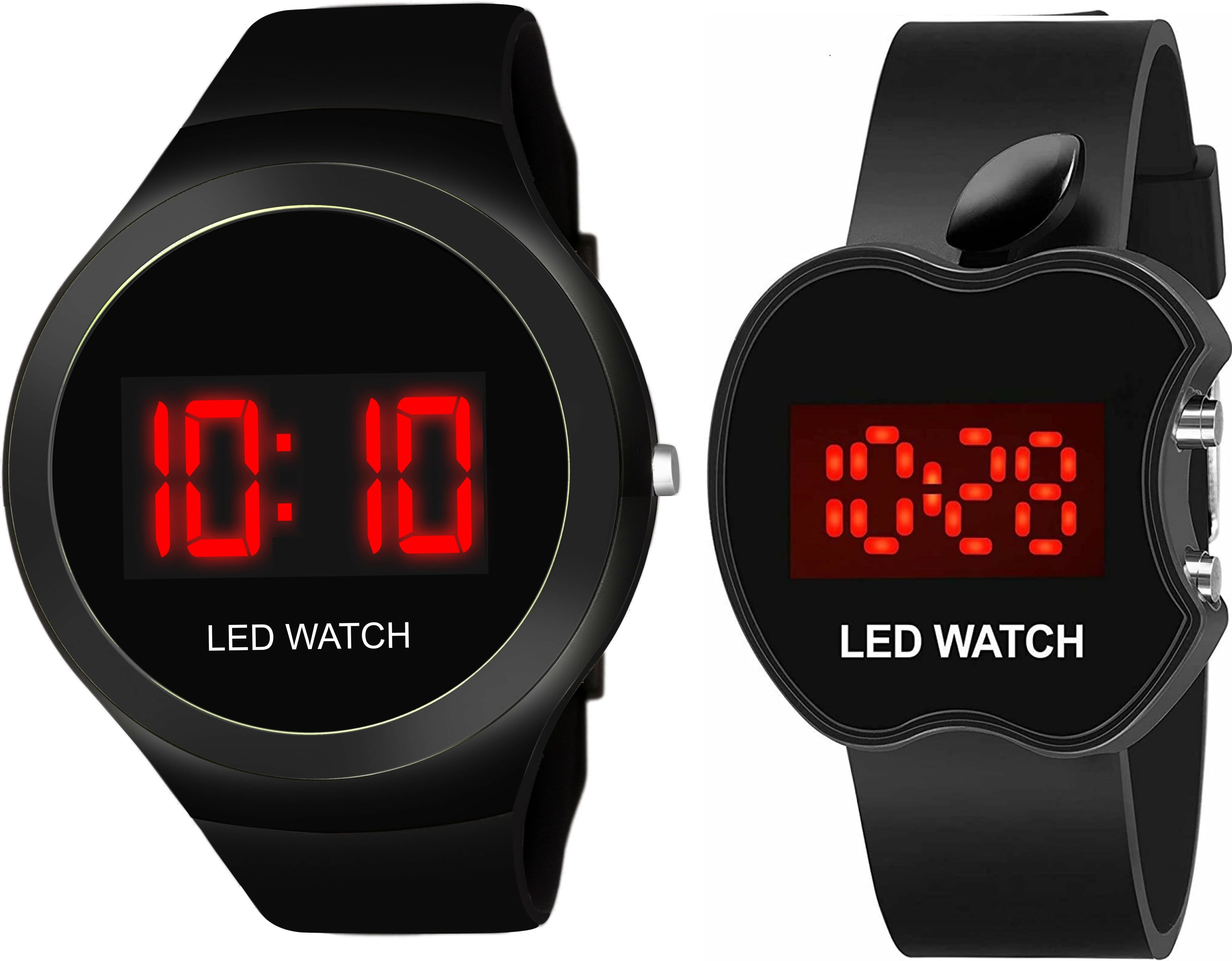     			chronorex Black Silicon Digital Men's Watch