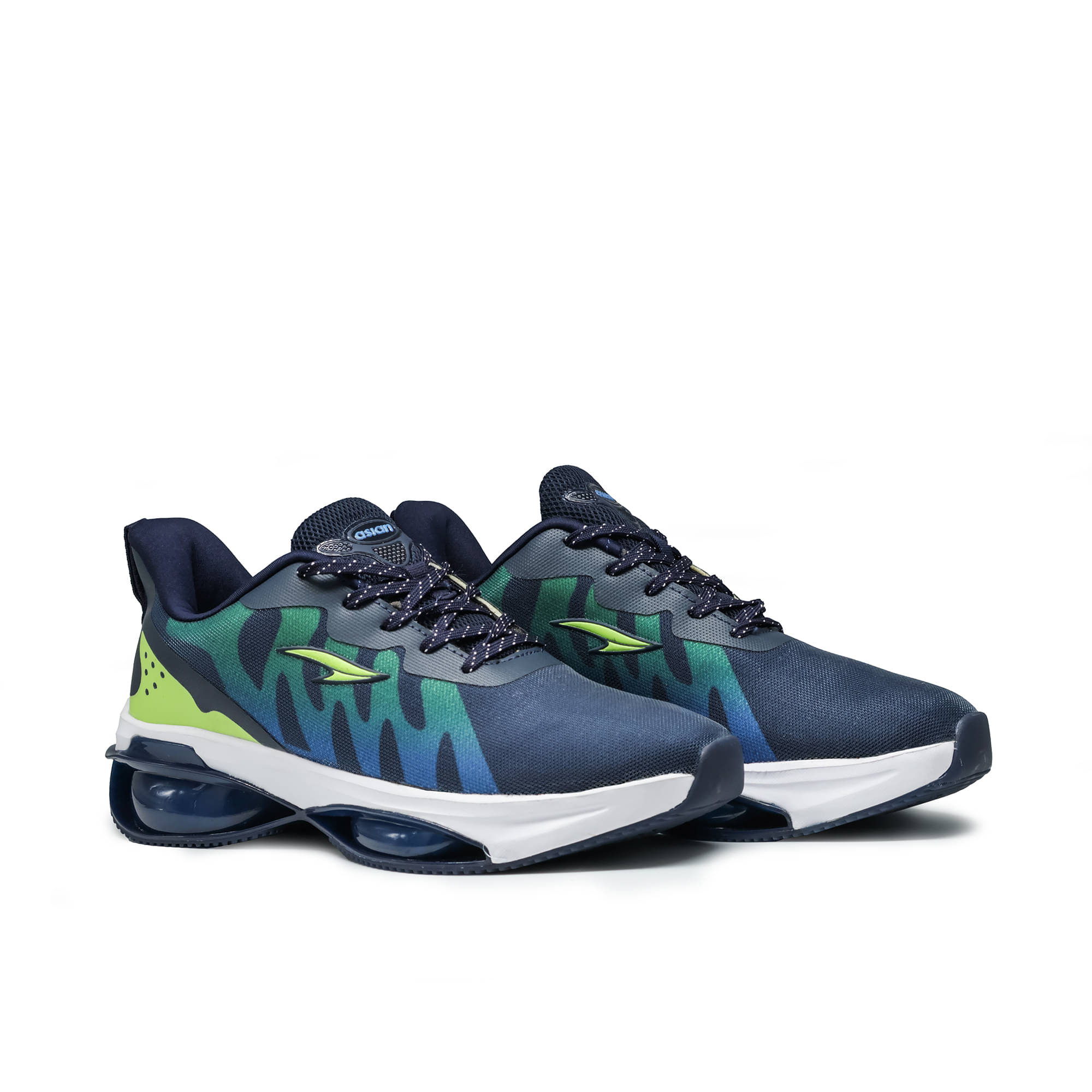     			ASIAN POWERPLAY-16 Navy Men's Sports Running Shoes