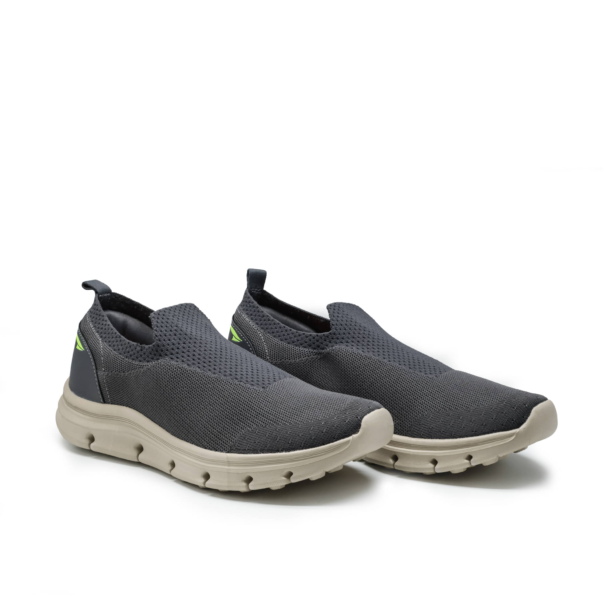 ASIAN SUPERWALK-23 Dark Grey Men's Slip-on Shoes     			ASIAN SUPERWALK-23 Dark Grey Men's Slip-on Shoes