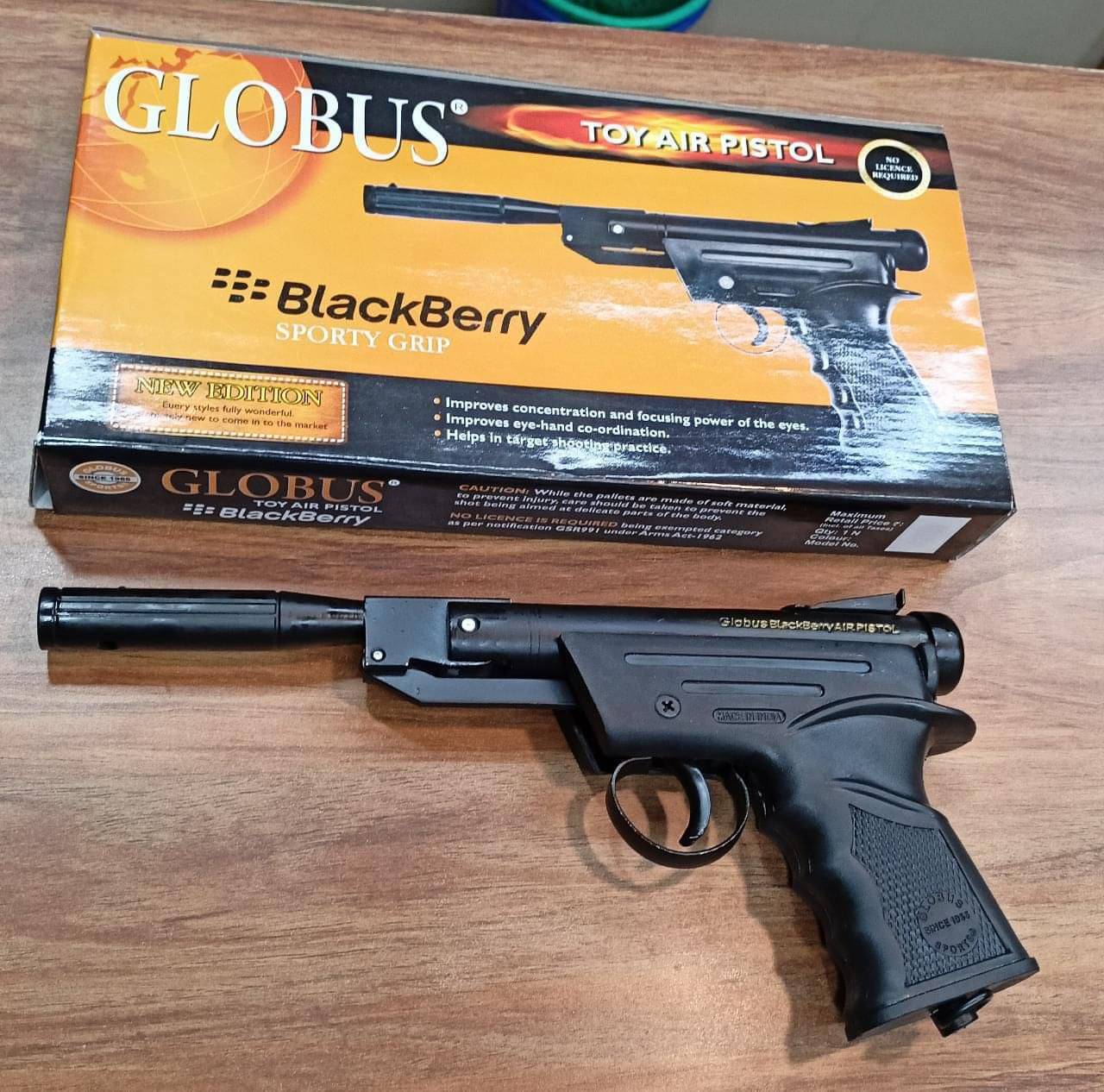     			Air Pistol Metal Gun / Bandook With Free Cover And 200 Pellets / Bullets For Adults