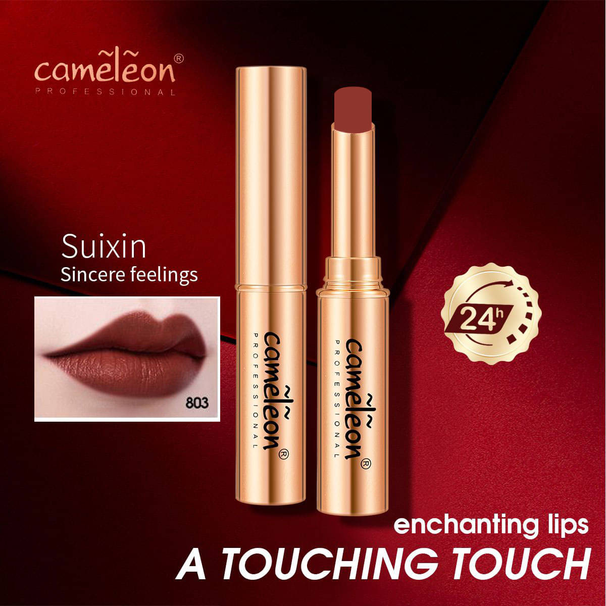     			Cameleon Brown Matte Lipstick 4