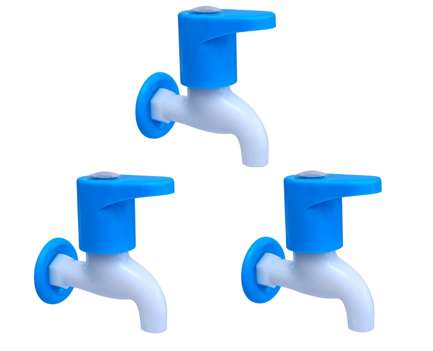 Cossimo Royal Blue PVC Bib Cock Tap - 3 PCS Plastic (ABS) Bathroom Tap (Bib Cock) Cossimo Royal Blue PVC Bib Cock Tap - 3 PCS Plastic (ABS) Bathroom Tap (Bib Cock)