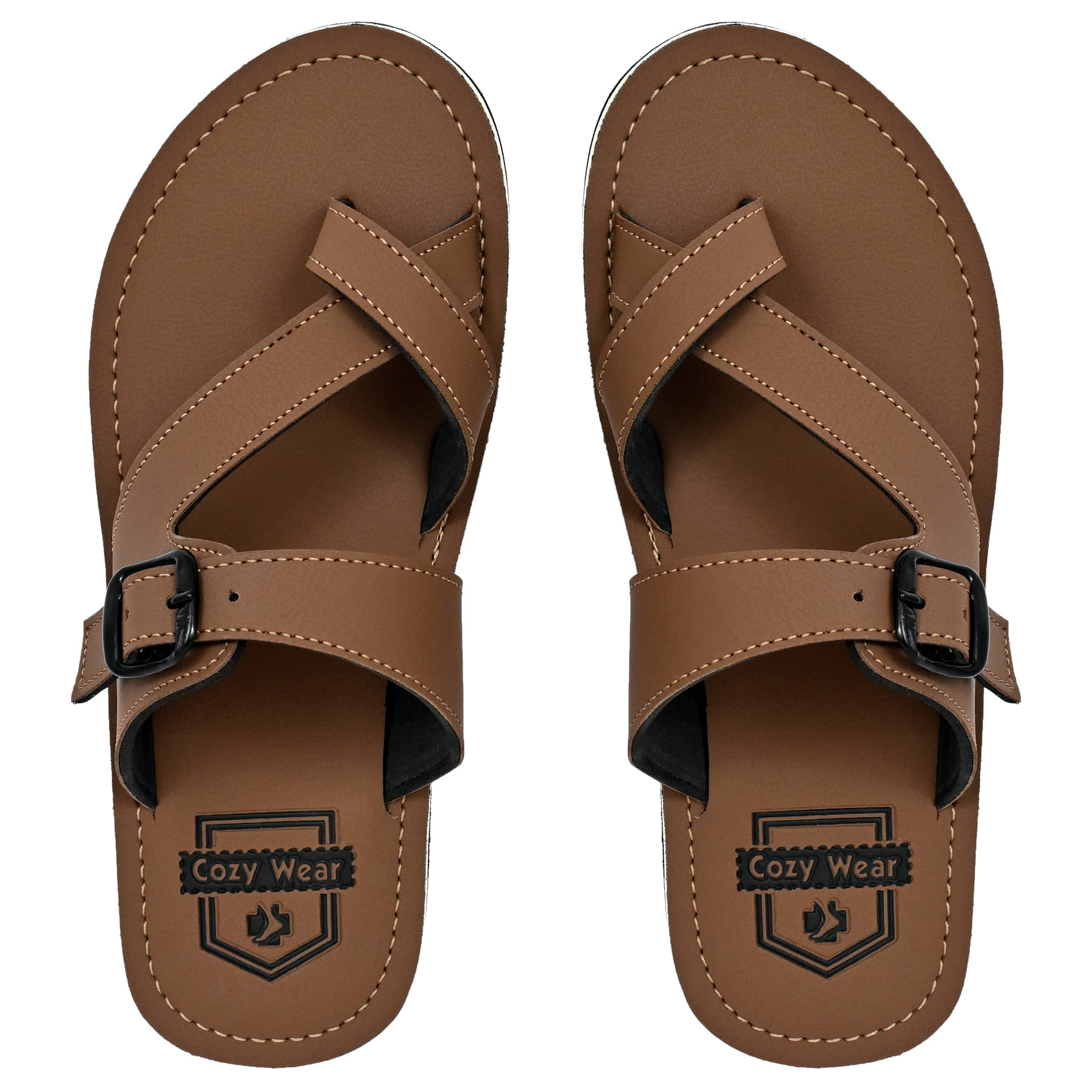     			Cozy Wear Brown Men's Daily Slipper