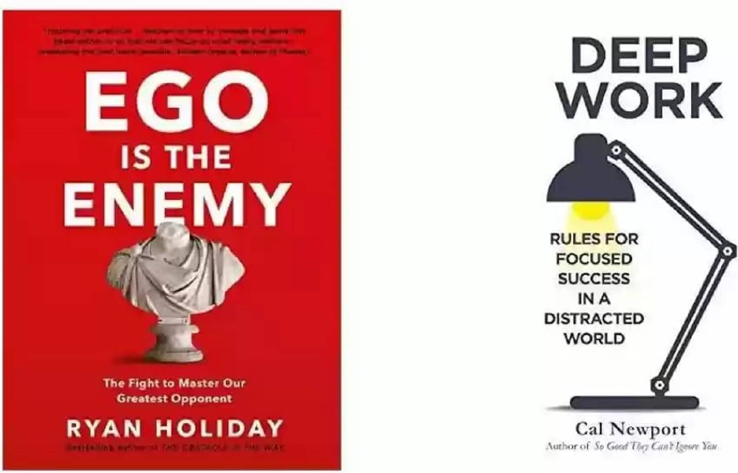     			Deep Work & Ego is Enemy Combo Pack (Set of 2 Books) paperback