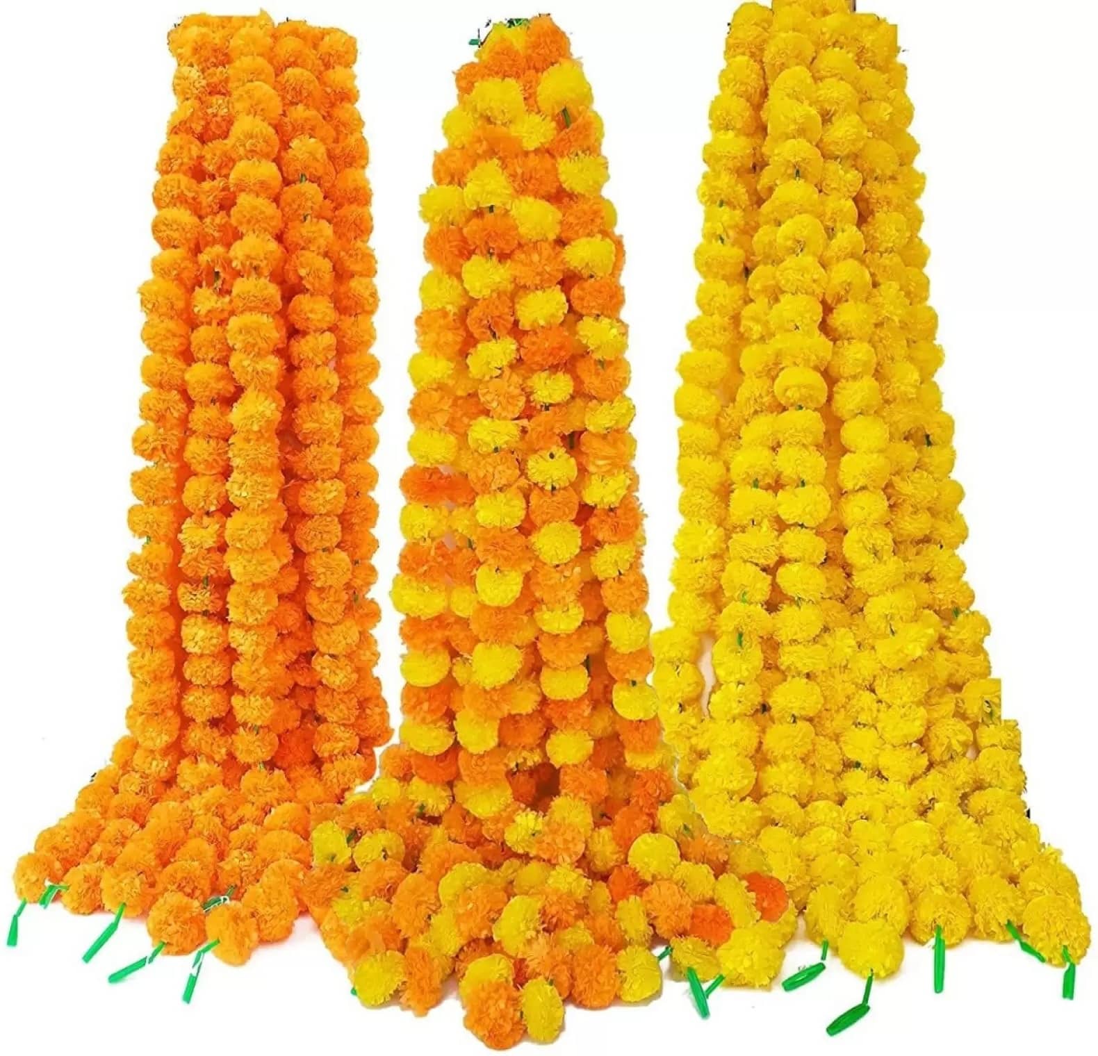 FASHION BIZZ Traditional Bandarwal Toran 4 ft Multi ( Pack of 3 )