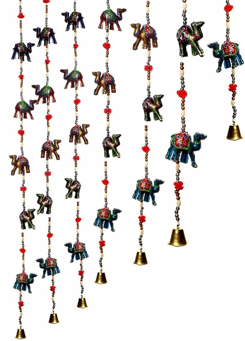 FASHION BIZZ Traditional Door Hanging 3 ft Multi ( Pack of 1 )