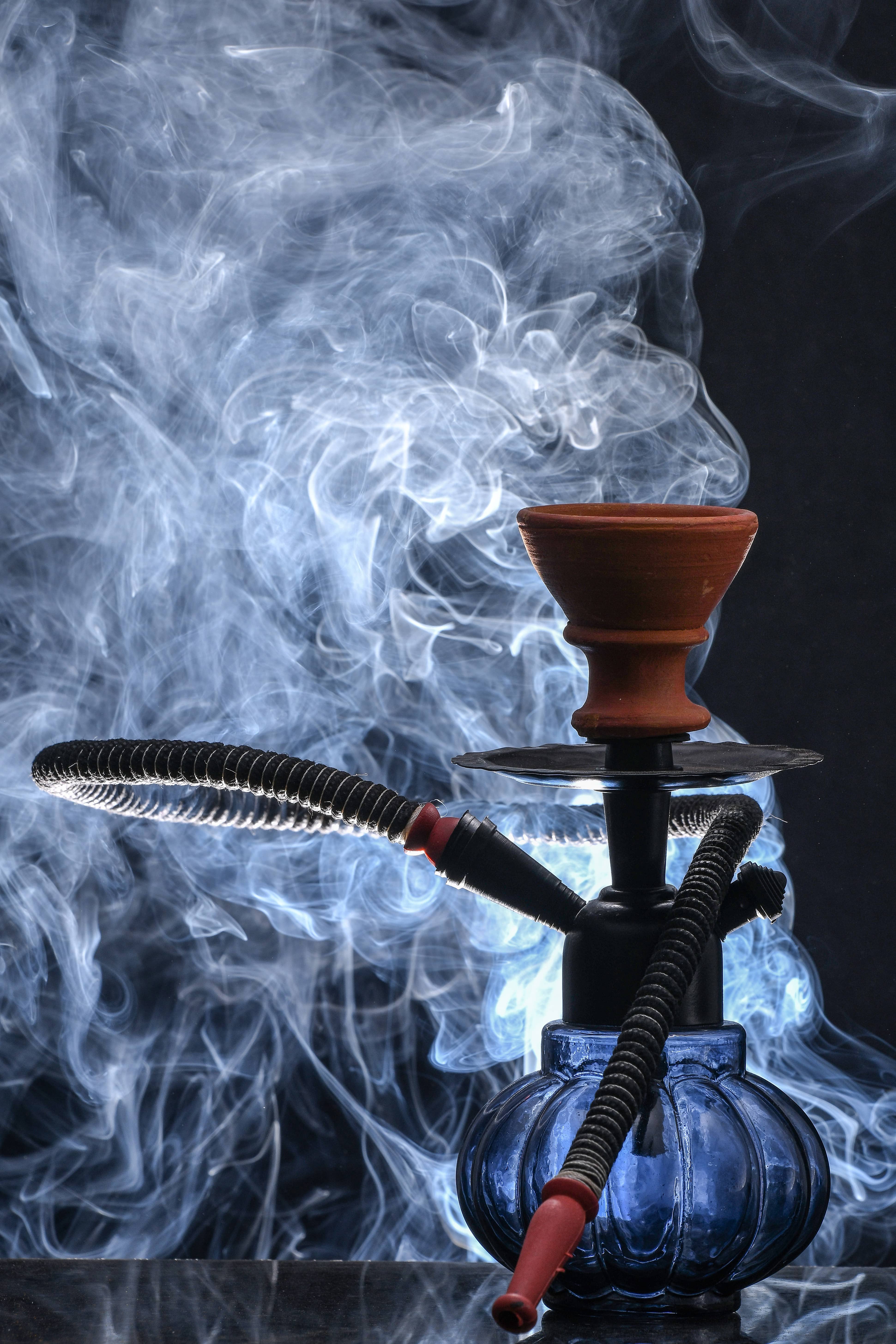 Fashion Bizz Black Color 9 inch Glass Hookah