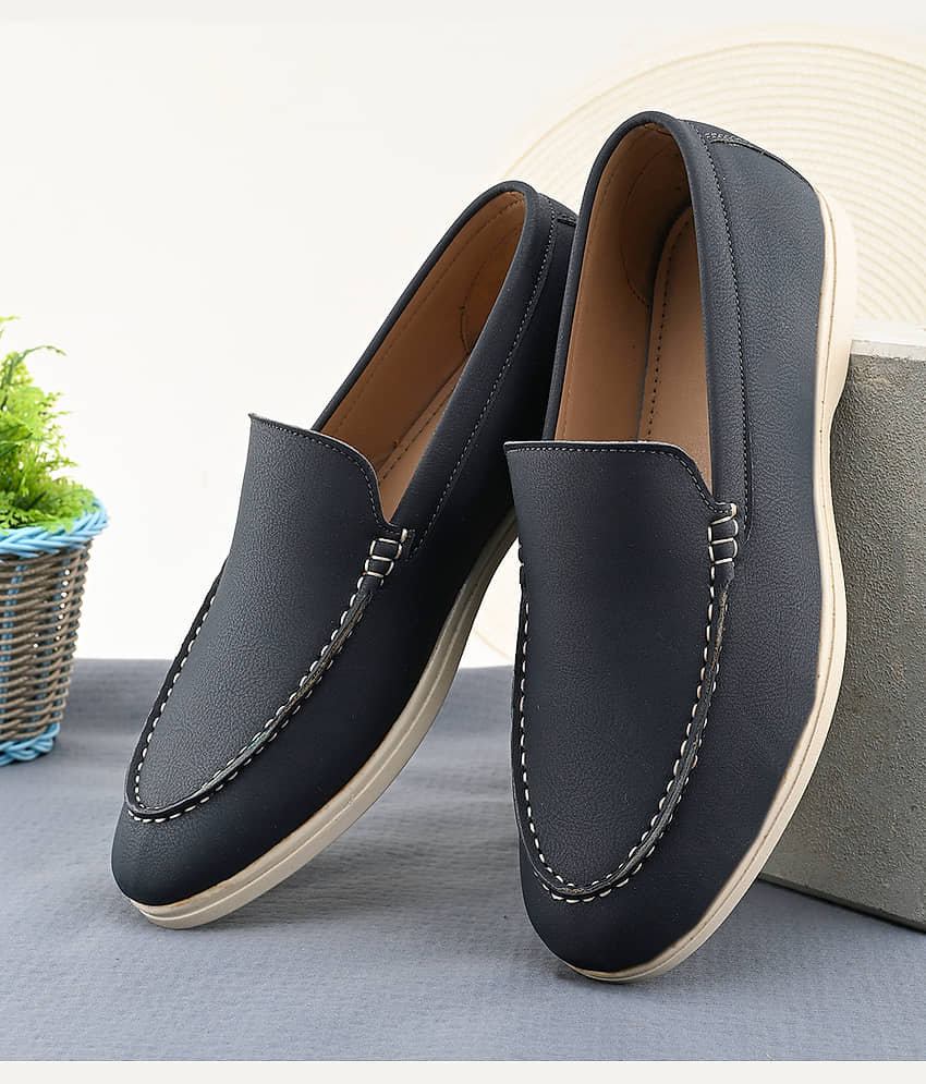 Fashion Victim Blue Men's Slip on - Formal Shoes | Buy online on ZillyBuy