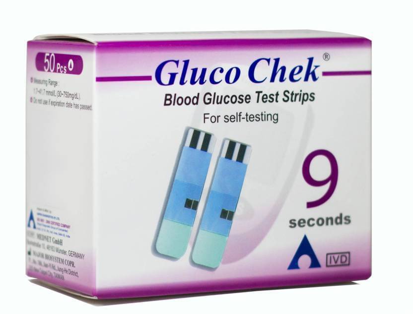     			Glucochek Test Strips 50 Test Strips