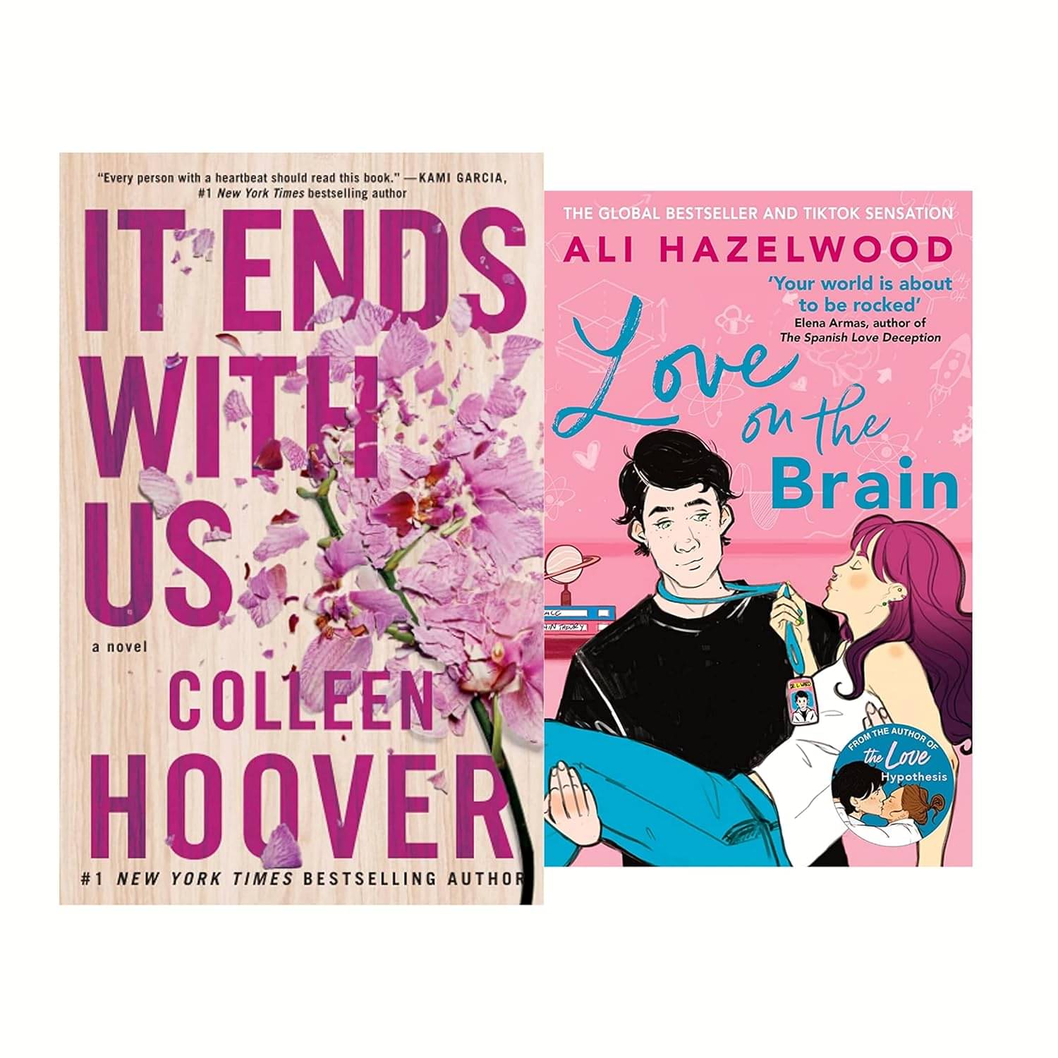 It Ends With Us + Love On The Brain (Romantic Combo Of 2 Novels) Paperback – 1 January 2021 It Ends With Us + Love On The Brain (Romantic Combo Of 2 Novels) Paperback – 1 January 2021
