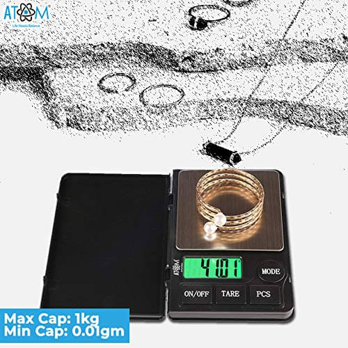     			JGG JAIN GIFT GALLERY Digital Jewellery Weighing Scales