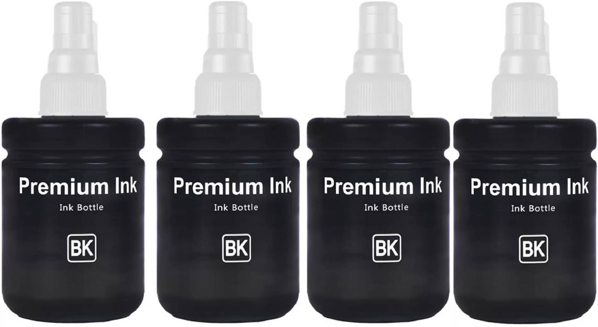 KALAR Black Ink ( 135 ml ) Pack of 4 For EPS0N EcoTank T774 / T7741 / M100 / M105 / M200 / M205 / L655 / L1455 KALAR Black Ink ( 135 ml ) Pack of 4 For EPS0N EcoTank T774 / T7741 / M100 / M105 / M200 / M205 / L655 / L1455