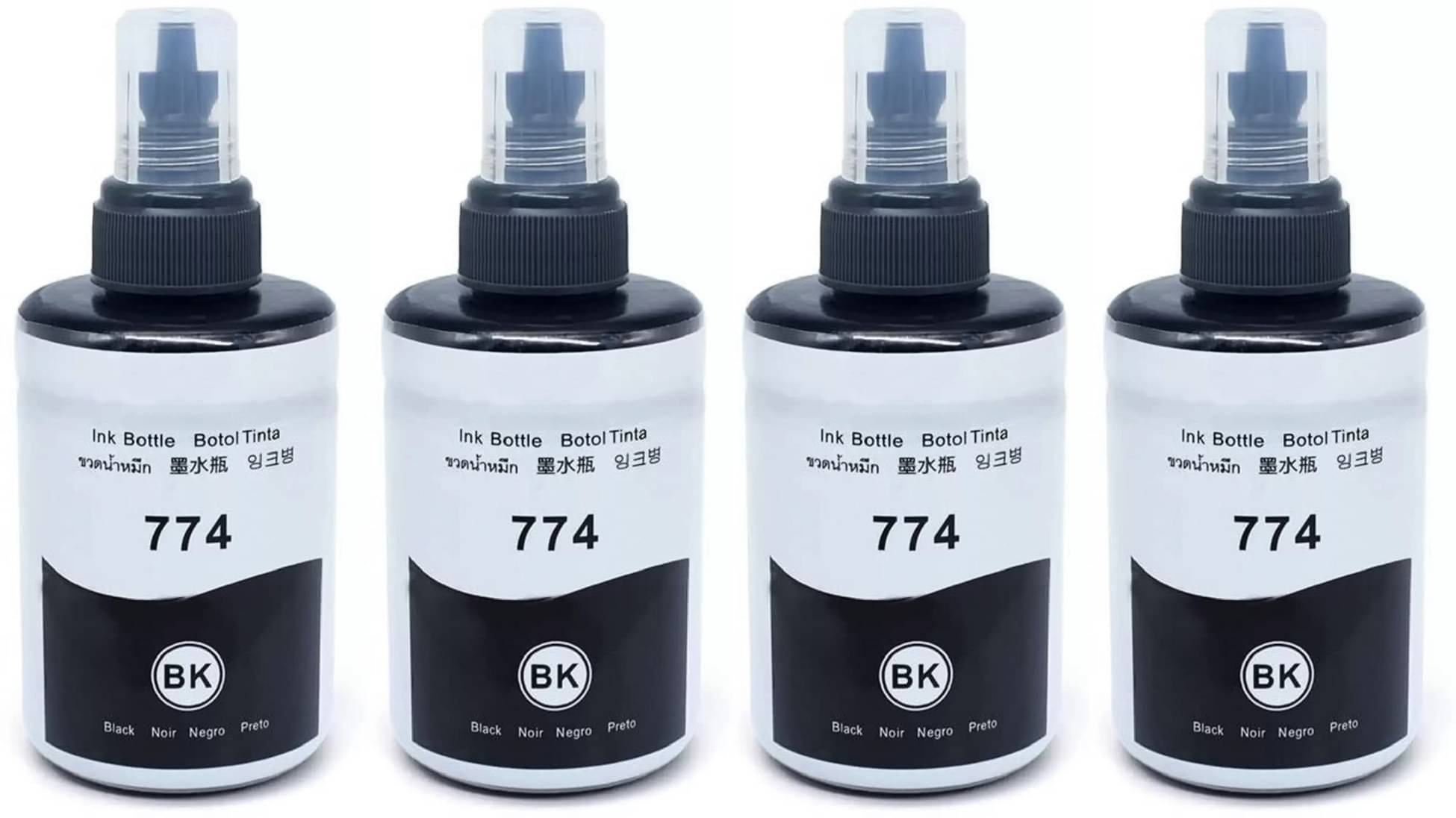     			KALAR Ink For T774 Black Ink ( 135 ml ) Pack of 4 For T7741 M100 , M105 , M200 , M205 , L655 , L1455
