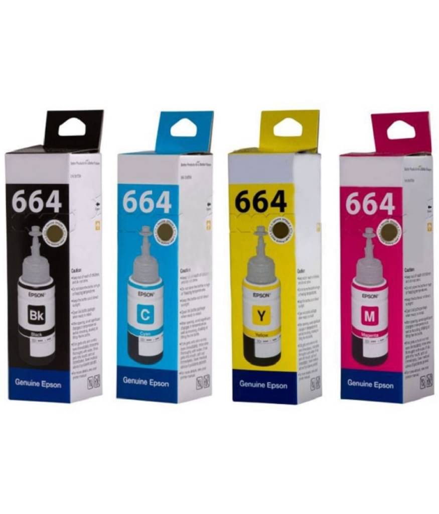     			KALAR Multicolor Ink ( 70 ml ) Pack of 4 For T664 Ink Ink for E_pson EcoTank