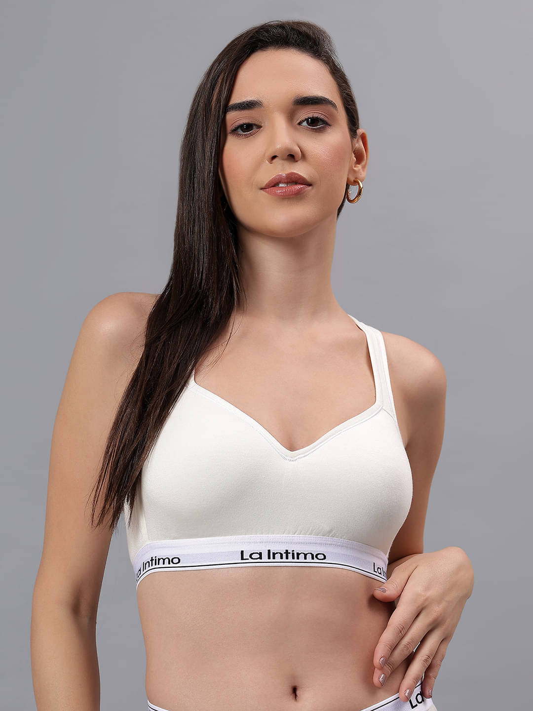 La Intimo Pack of 1 Modal Lightly Padded Push Up Bra For Women ( Cream ) La Intimo Pack of 1 Modal Lightly Padded Push Up Bra For Women ( Cream )